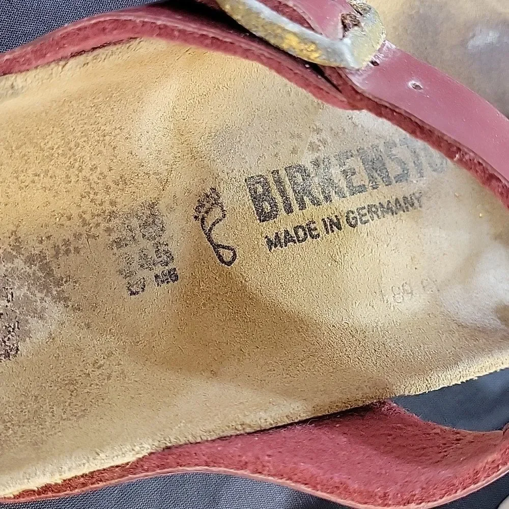 BIRKENSTOCK GIZEH SANDAL WASHED METALLIC